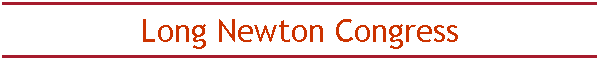 Long Newton Congress