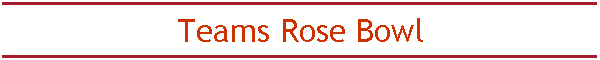Teams Rose Bowl